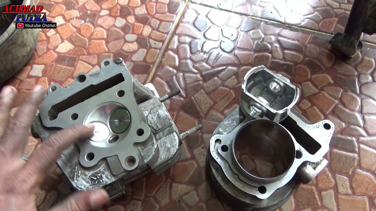 BORE UP BEAT KARBU  PISTON 54,5 HARIAN.PROSES PASANG PISTON SAMAPAI TES HIDUP.