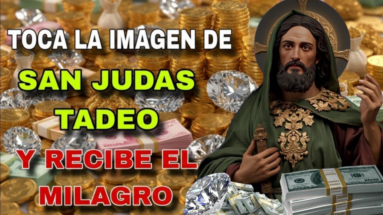 EN MENOS DE 3 MINUTOS LLEGA DINERO JUDAS TADEO 🙏La ORACIÓN MILAGROSA que NO FALLA PARA MILAGROS