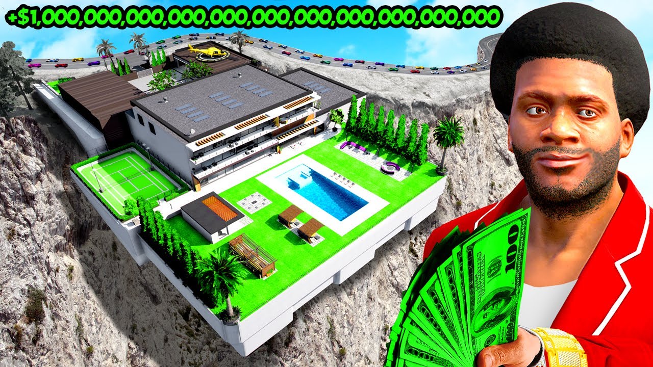 Franklin's CASHILLIONAIRE HOUSE Upgrade in GTA 5!