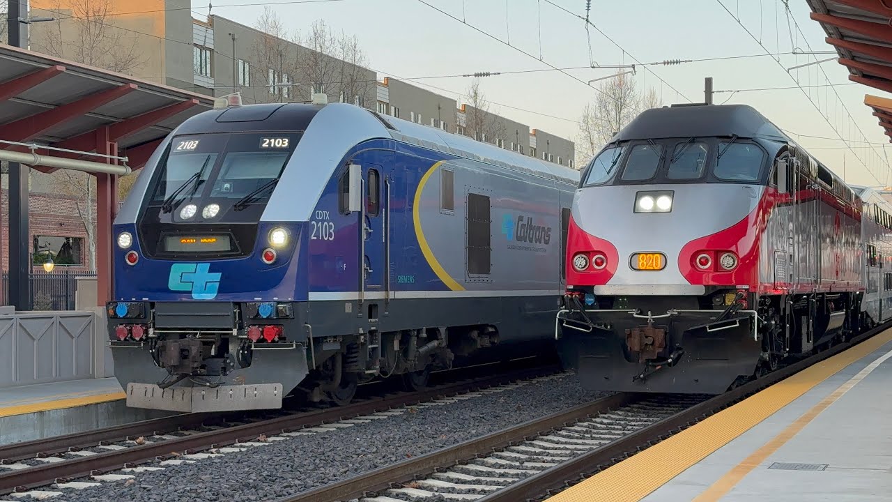 Full Caltrain PM Rush Hour at San Jose ft. ACE, Amtrak, UP