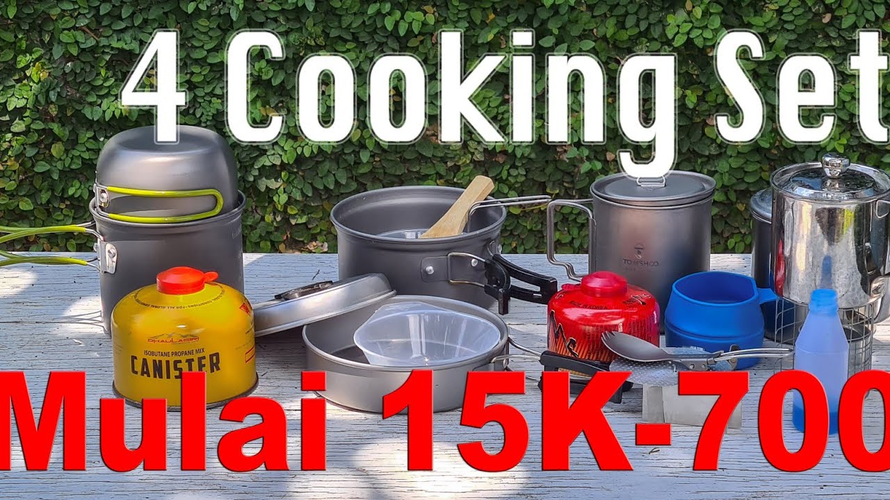 Review 4 cooking set: mug stainless, SY 200, DS 101 dan mug titanium Tomshoo 750ml