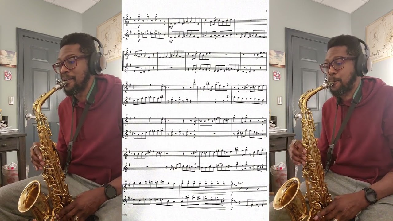 The Jazz Police - Gordon Goodwin Alto Sax Duet