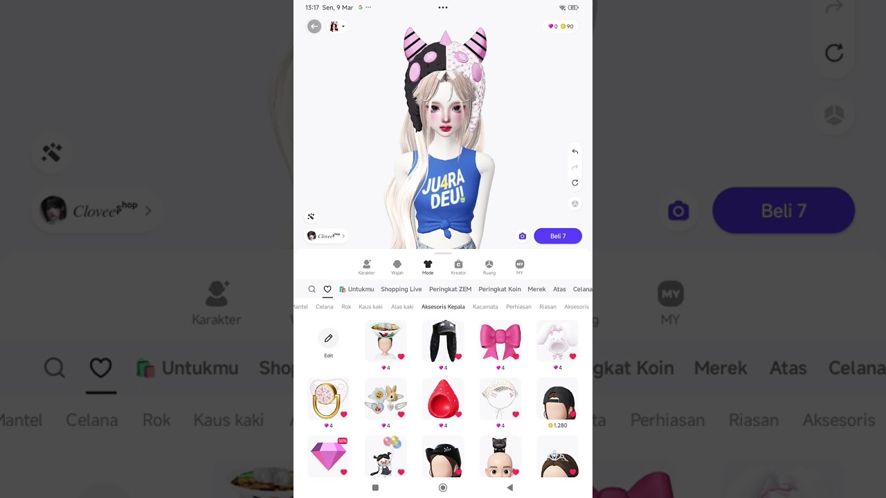 Avatar pilihan sodara aku @deandra syakira