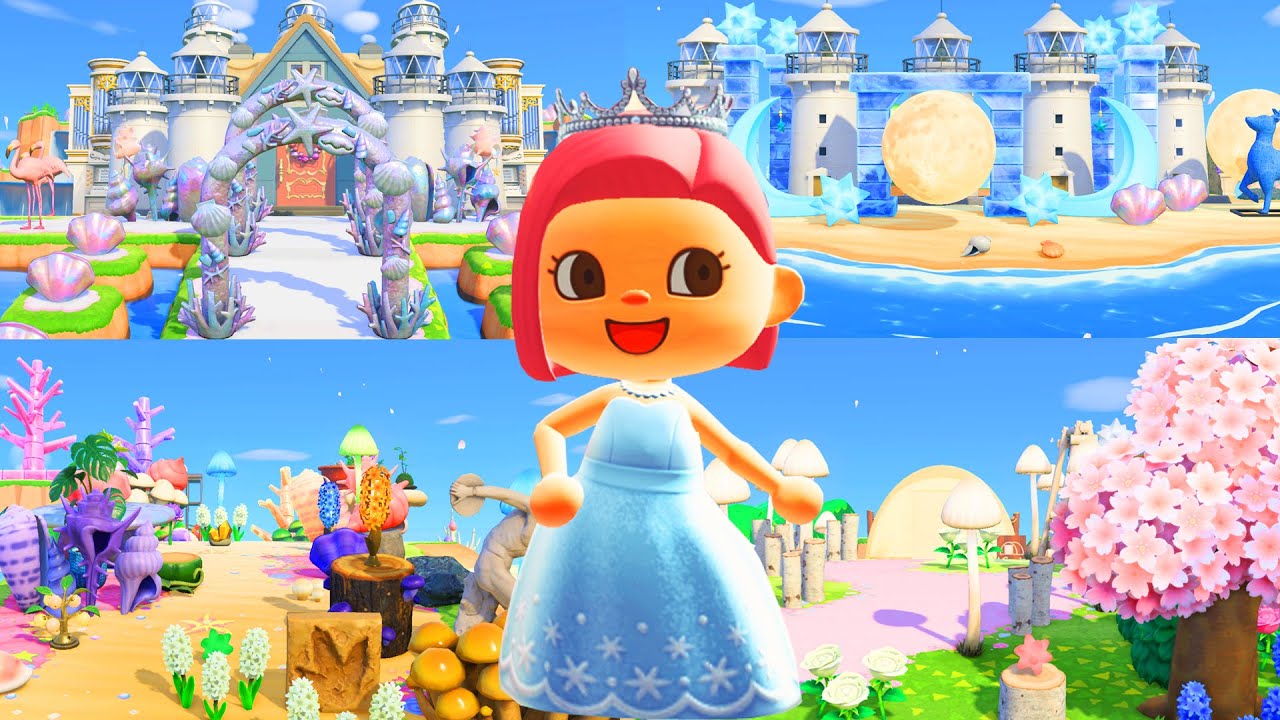VISITE de MON ILE KAWAII FINI & MISE A JOUR du CODE ONIRIQUE ANIMAL CROSSING NEW HORIZONS ACNH FR