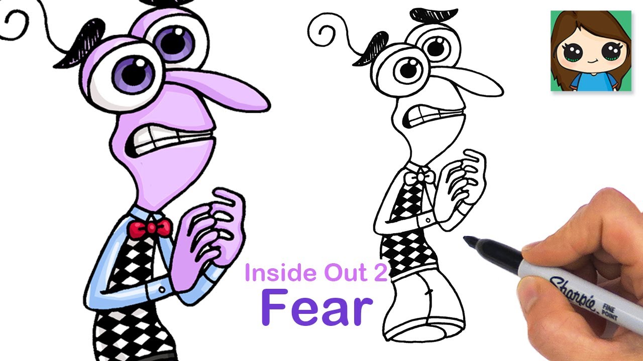How to Draw Fear | Inside Out 2 (New)