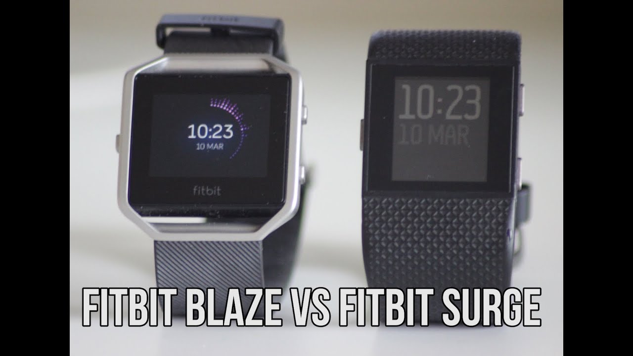 Fitbit Blaze vs. Fitbit Surge