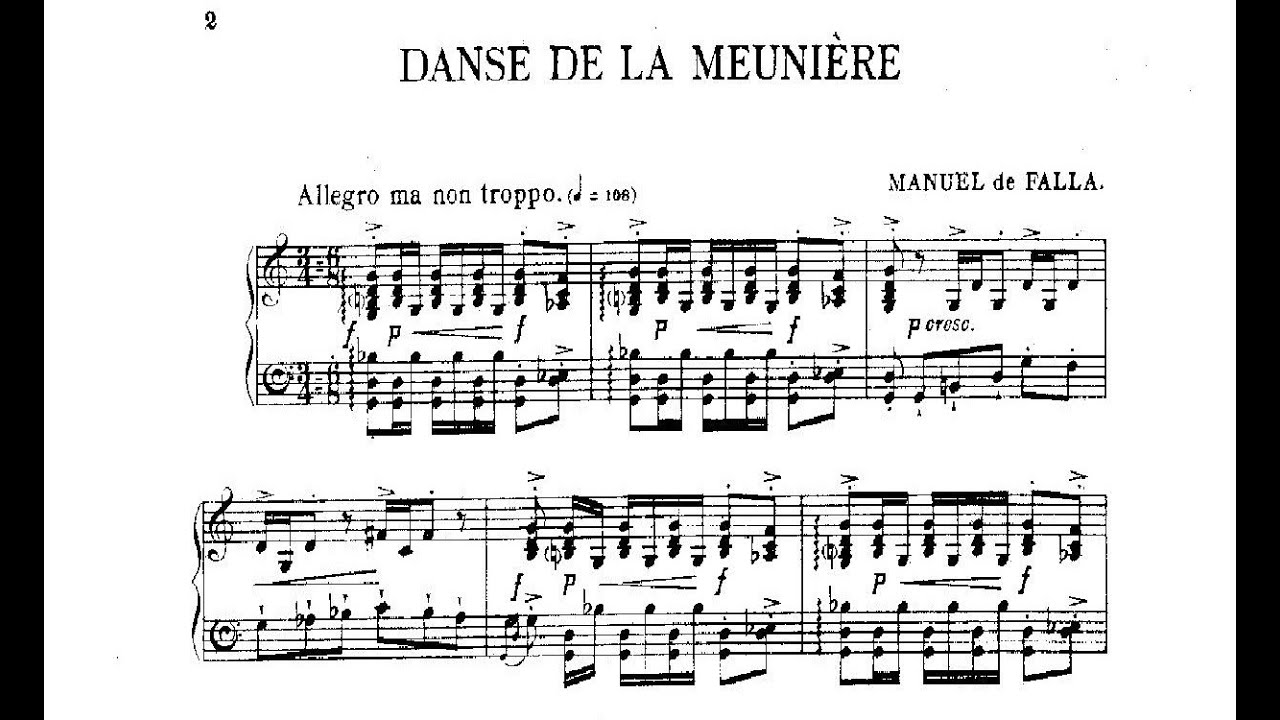 Manuel de Falla: El sombrero de tres picos, danzas (1919)