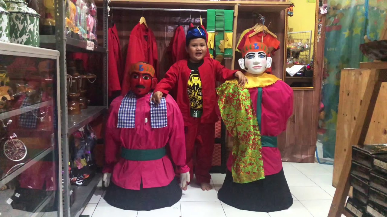 Jual Ondel-ondel 1.2 & 1 Meter Pajangan atau Mainan Anak