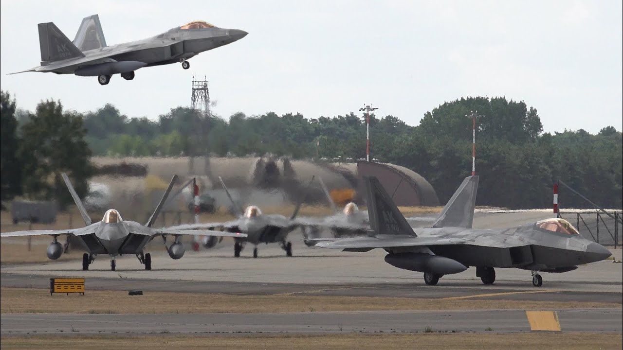 F-22 Raptor fighter jets deploy to Poland 🇵🇱 🇺🇸