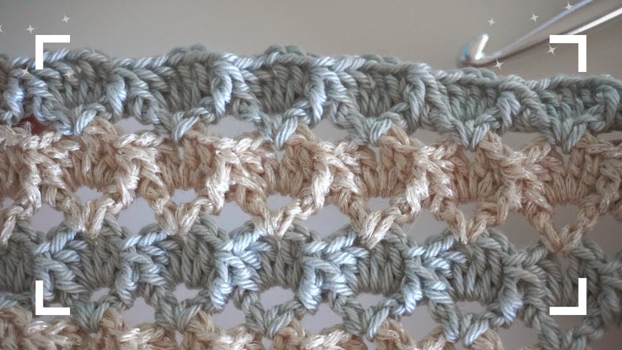 Easy Crochet Shell Pattern | Crochet pattern for shawl or blanket or... | english subtitles