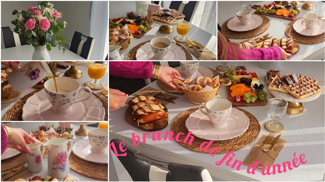 [BRUNCH4] pour le week-end |Recette de gaufres| Idées simples du brunch de fin d'année 🎊🎉