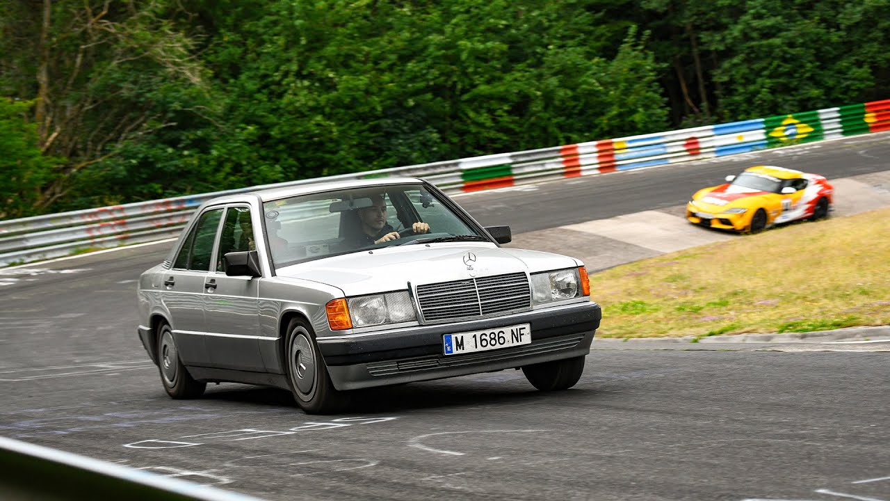 Metí mi MERCEDES 190 en NURBURGRING