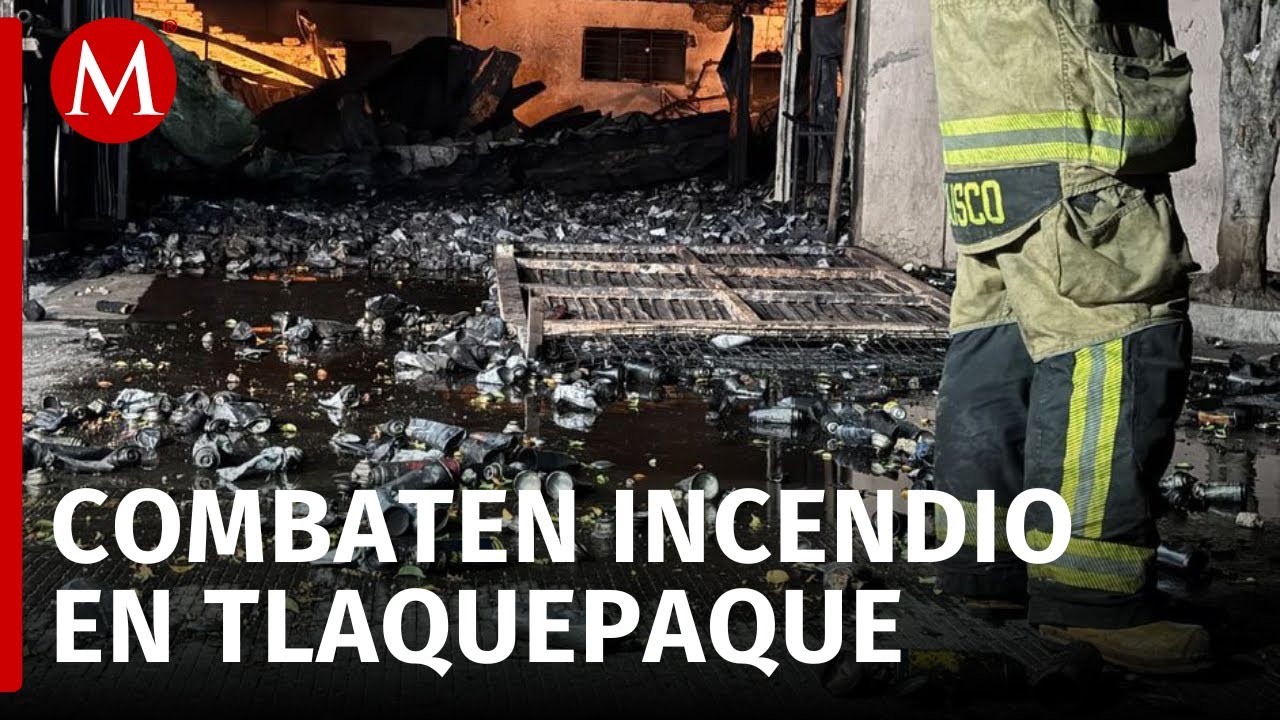 13 personas lesionadas por incendio en fábrica en Tlaquepaque, Jalisco