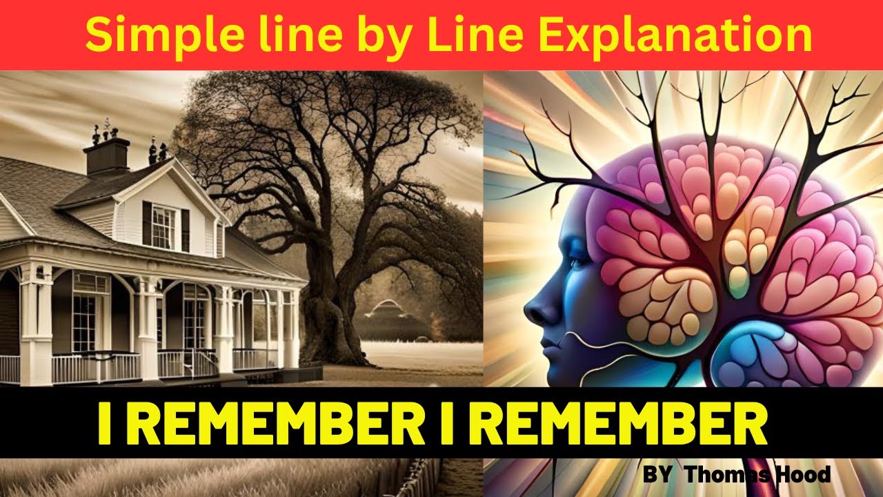 I Remember I Remember By Thomas Hood| Line by Line Explanation| Treasure Chest|ICSE|