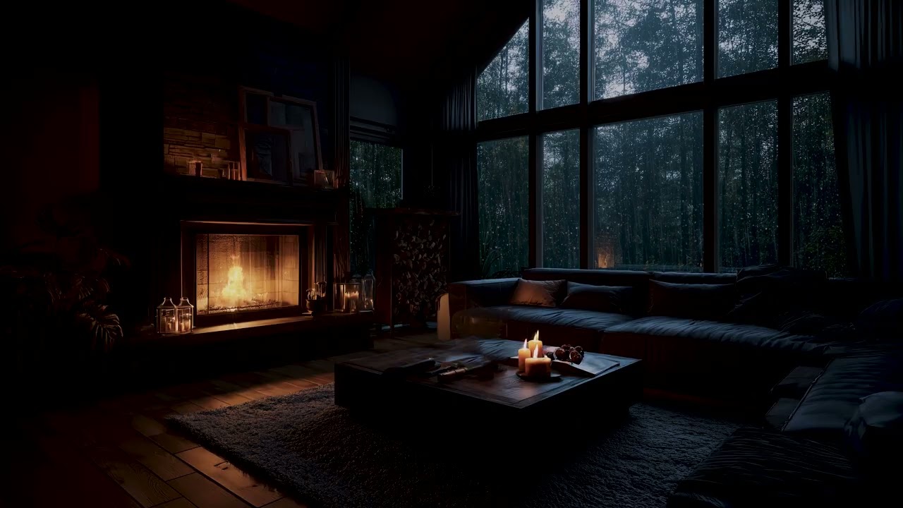 Rainy Forest Night Ambience 🌧️ Deep Sleep with Soothing Rain Sounds