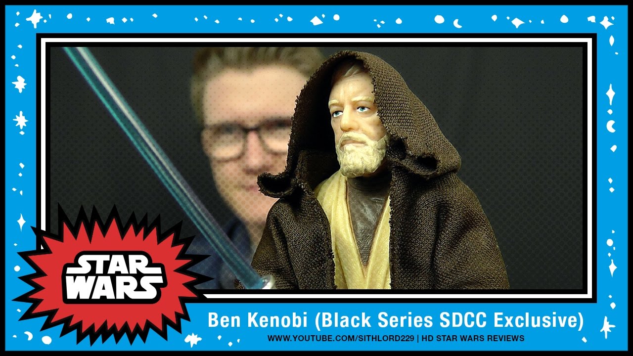 Obi-Wan (Ben) Kenobi | The Black Series 6” Action Figure | SDCC Exclusive | HD Review