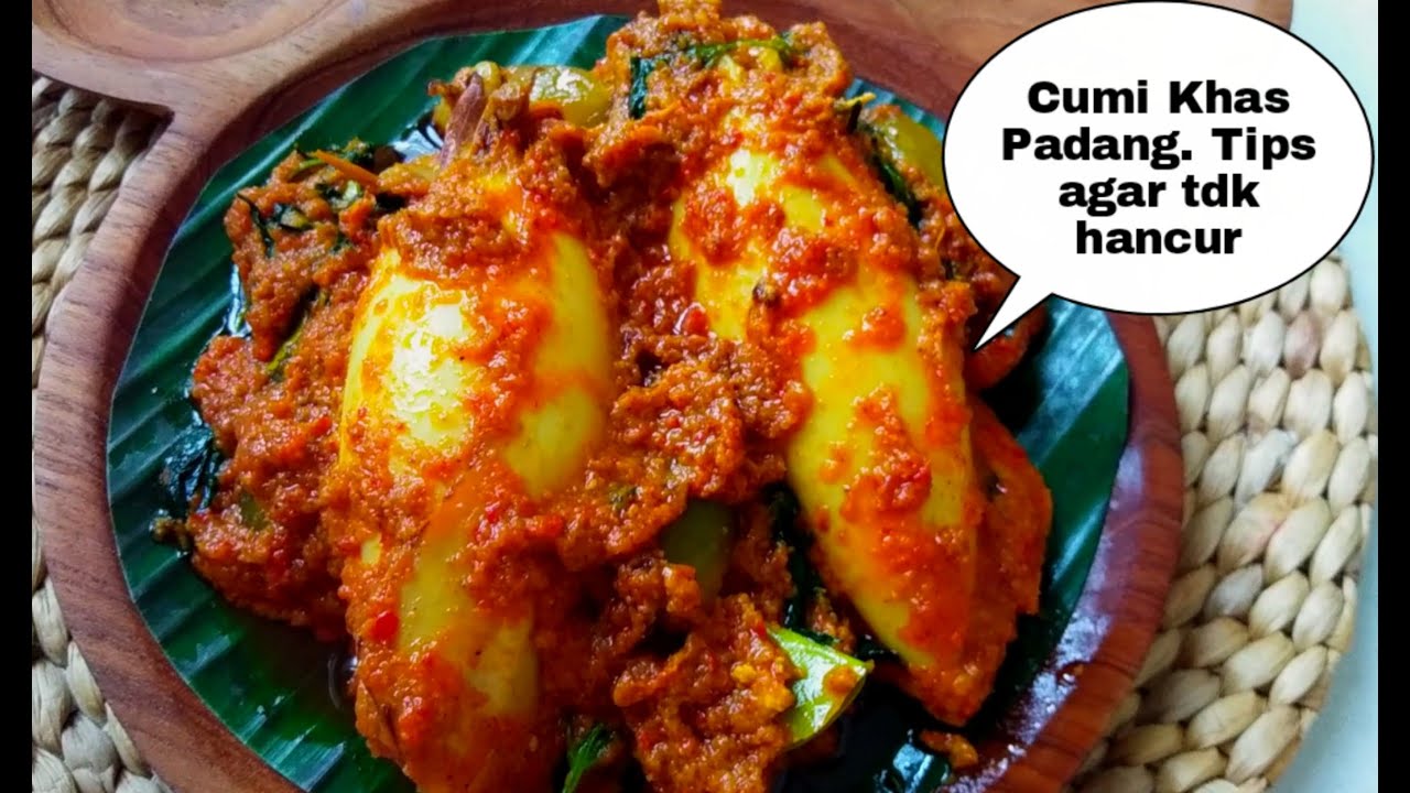 Top Ala Restoran : Masak  CUMI ISI TAHU TELUR  KHAS PADANG
