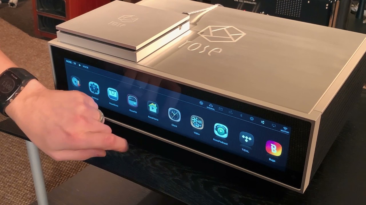 Hi-Fi ROSE RS-150b. Сетевой плеер, стример, UPnP-сервер, High Res Audio, 4K UltraHD Video