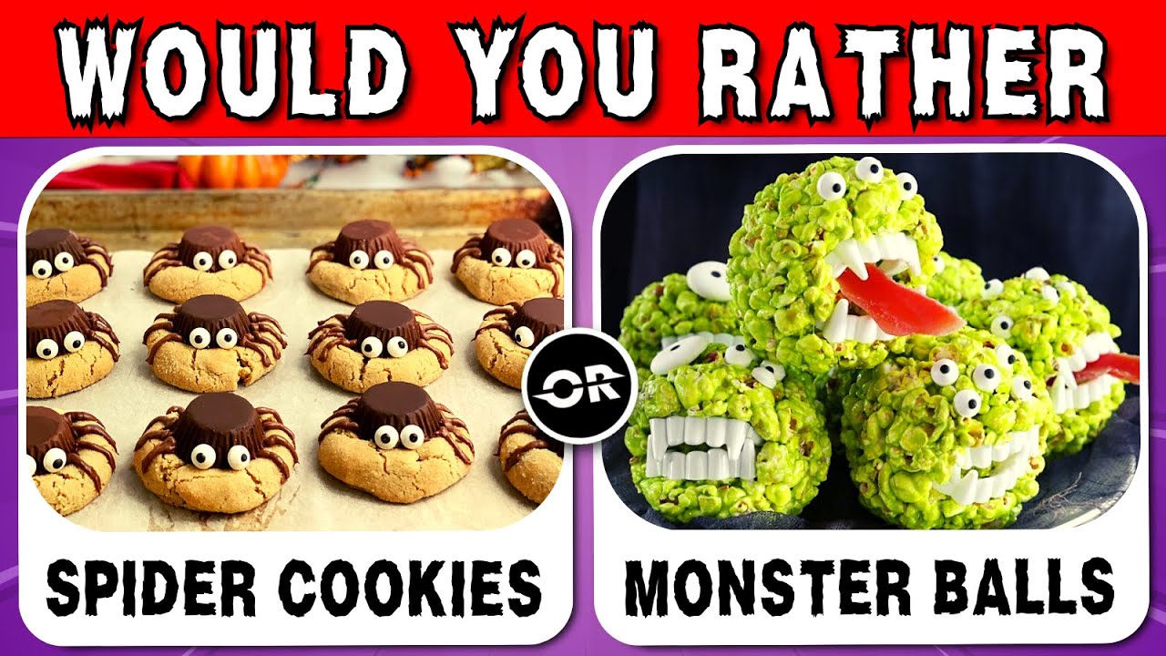 Would You Rather...? 🎃🍬 | Halloween Candy & Sweet Treats Edition 👻🍭