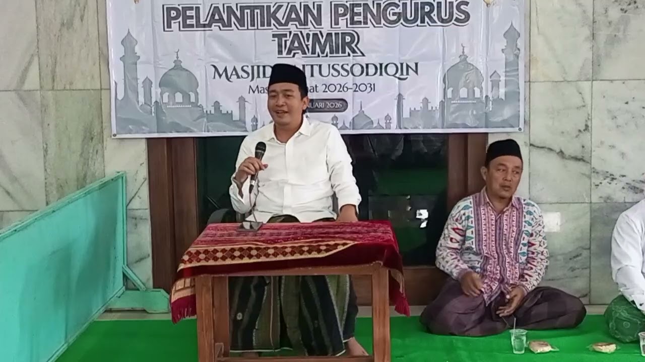 GOS BADRUTTAMAM IZZUDIN Peng sel jumAt kliwon & pelantikan takmir masjid.23 jan 2026