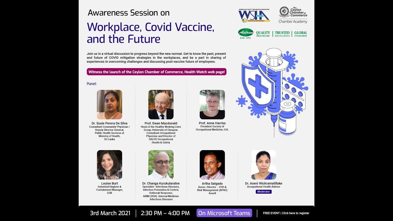 Awareness Session On Workplace, Covid Vaccine And The Future