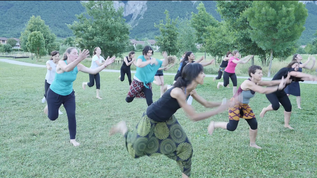 Danse Africaine Tématé, dernier jour de stage à Crolles.