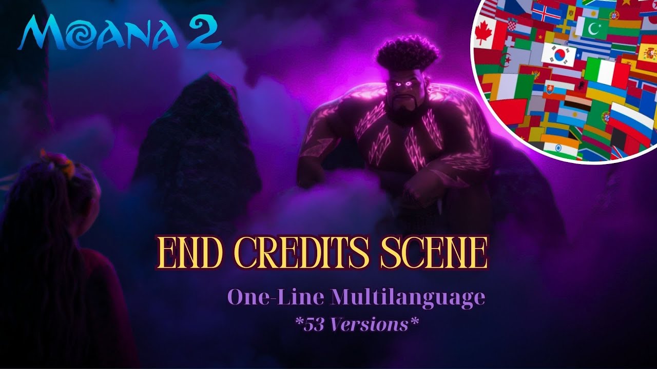 Moana 2 - End Credits Scene (One-Line Multilanguage)