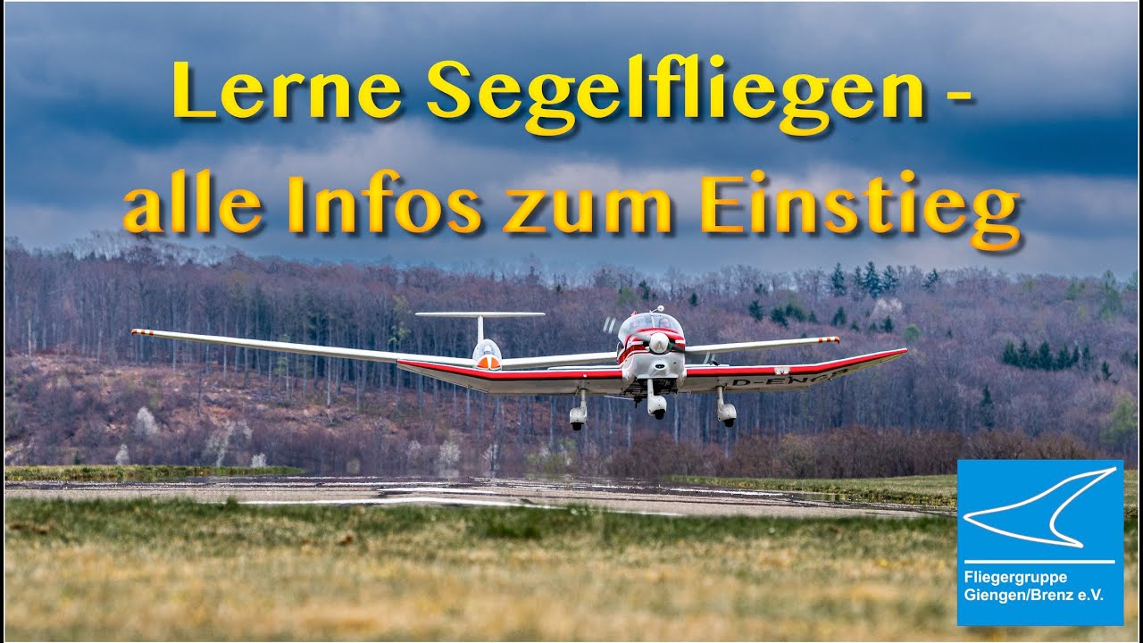 Lerne Segelfliegen - alle Infos zum Einstieg