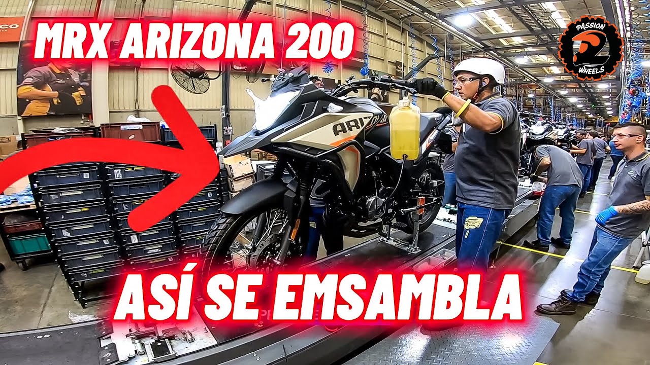 En una de las Plantas de Ensamble de Auteco Motos | As&iacute; se ensambla la MRX Arizona 200