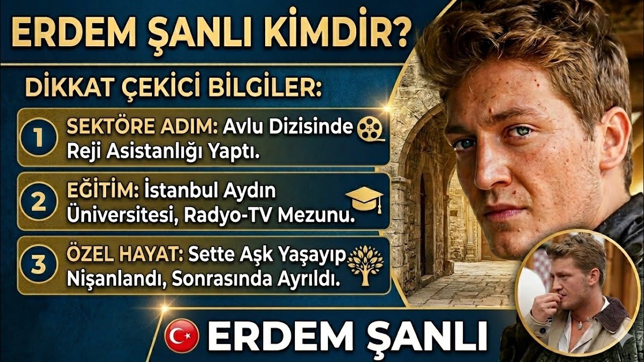 Erdem Şanlı Kimdir ? Nişanlandı Ayrıldı &Ccedil;alkantılı Aşk Hayatı Yaşadı ! Reji Asistanıydı Oyuncu Oldu