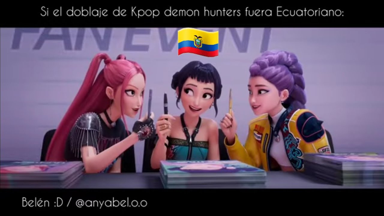 Rumi es una ani&ntilde;ada 🙄💅 | Kpop demon hunters - Parodia | Bel&eacute;n :D