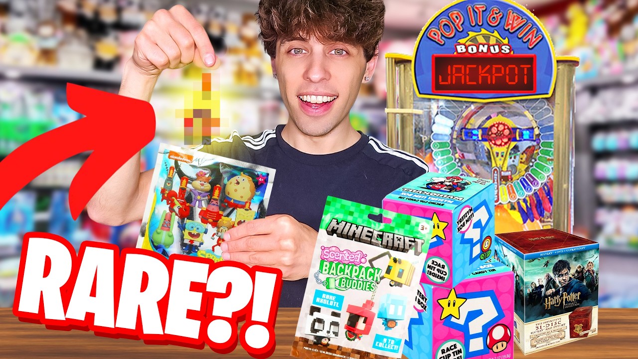 Winning EVERY Mystery Toy At The Arcade!