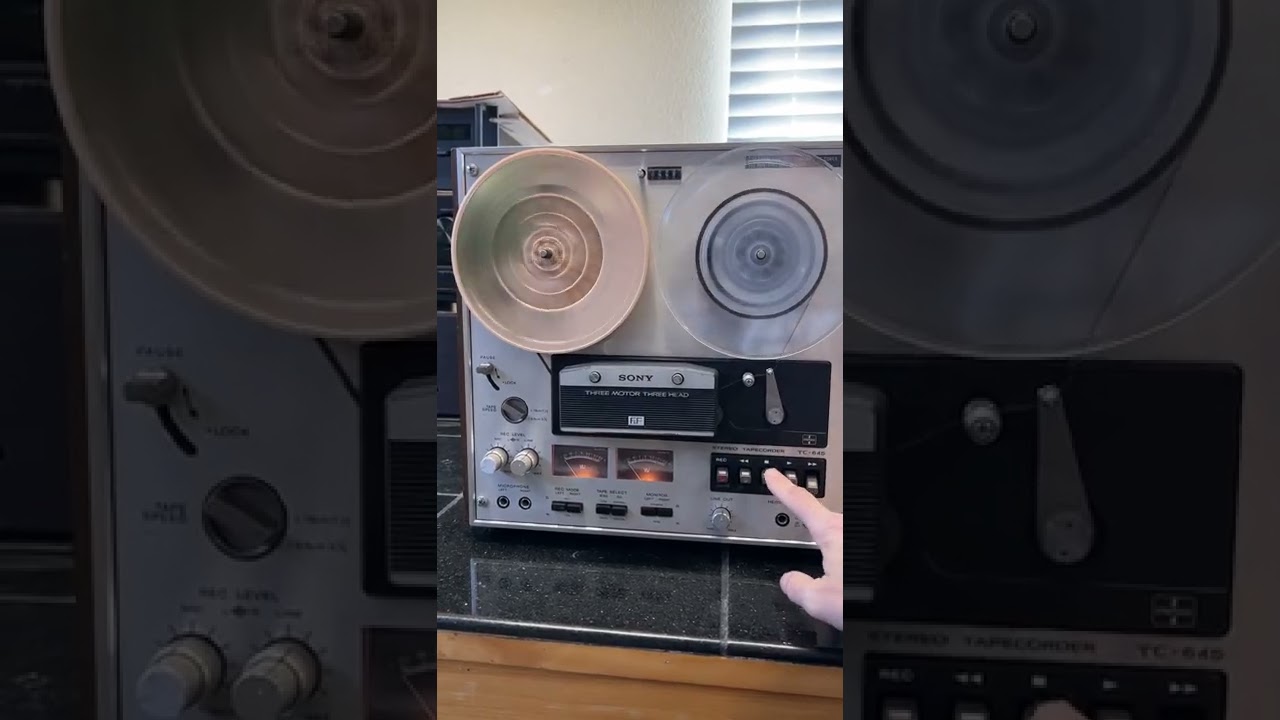 Vintage Sony TC 645 Reel to Reel HiFi Tape Deck; Tested