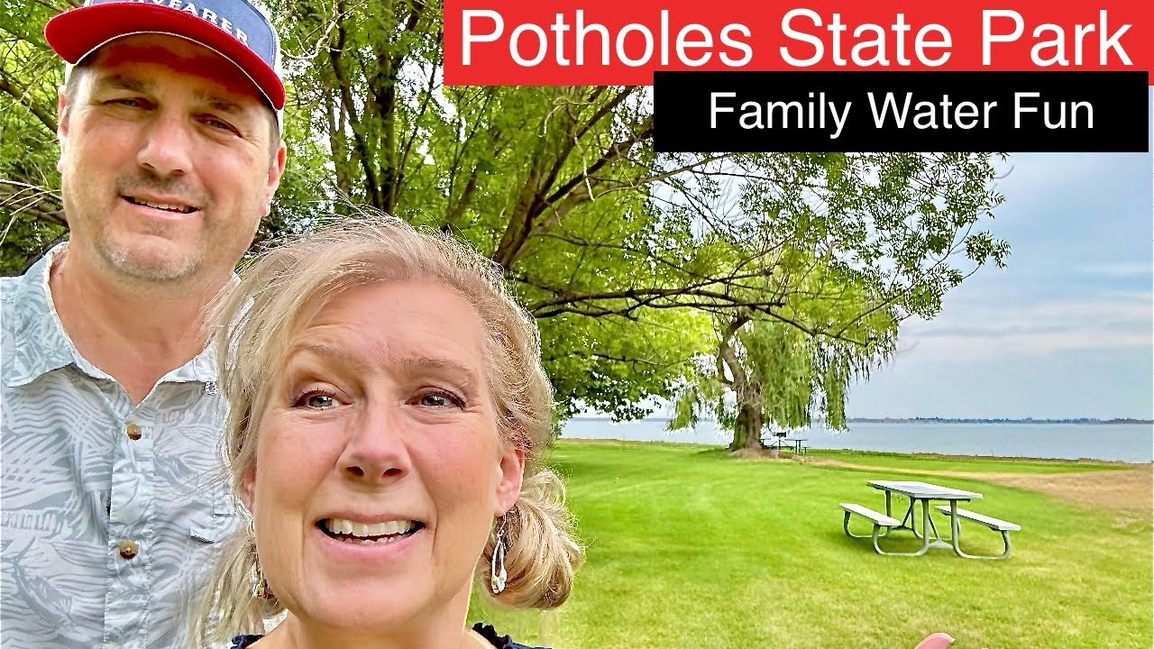 Family camping and boating fun - Potholes State Park Washington Review
