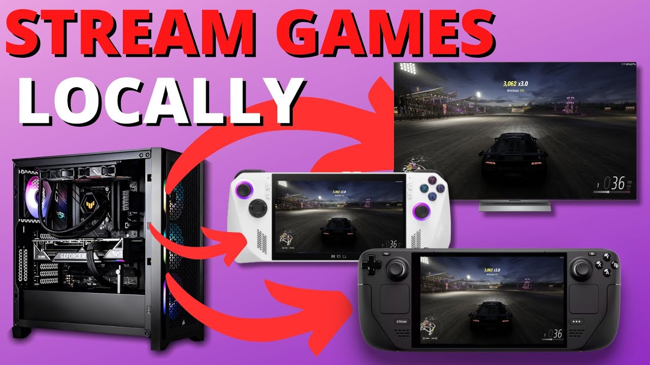 The BEST WAY To Stream Games From Your PC To Your TV, Steam Deck, Or Other PC/Handheld | Moonlight