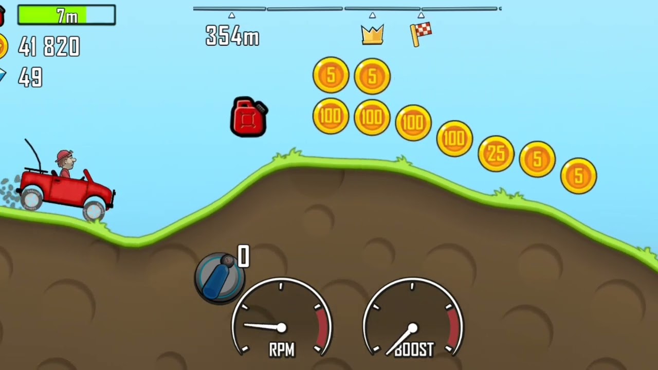 Hill Climb racing viral YouTube game lavel 3