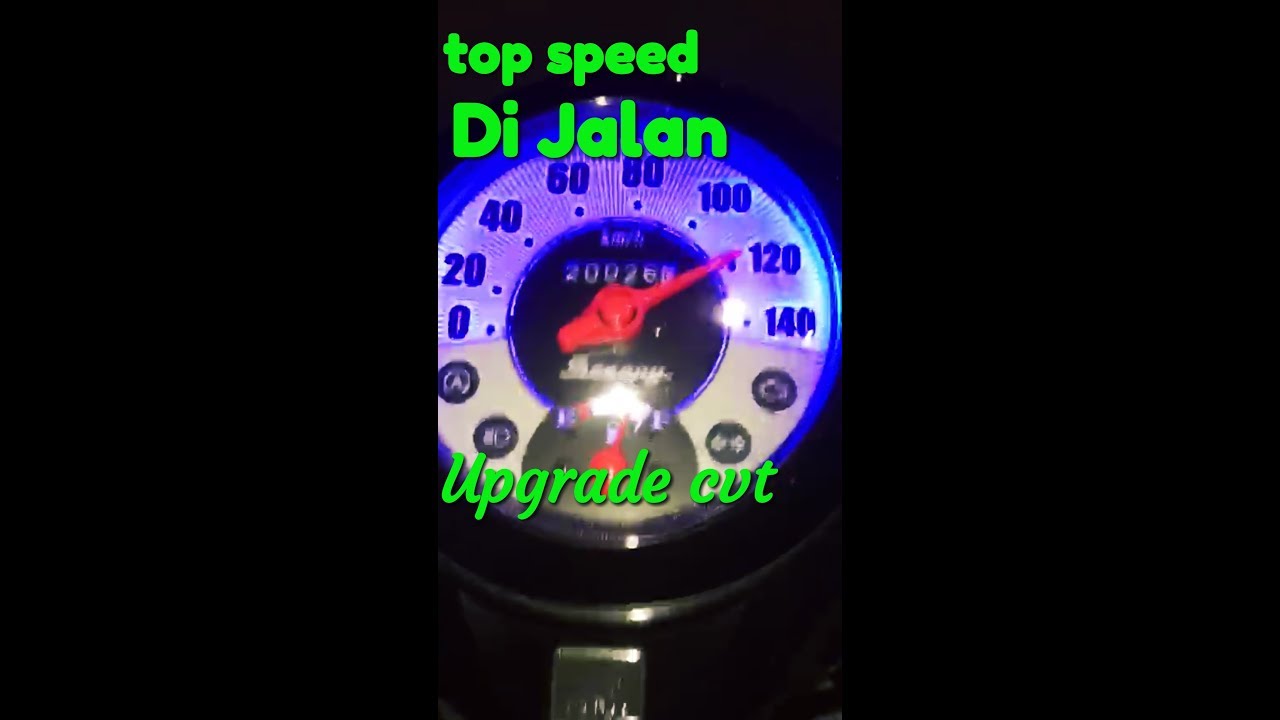 Test Top Speed Scoopy 2017-Stater Halus-upgrade cvt-120kpj