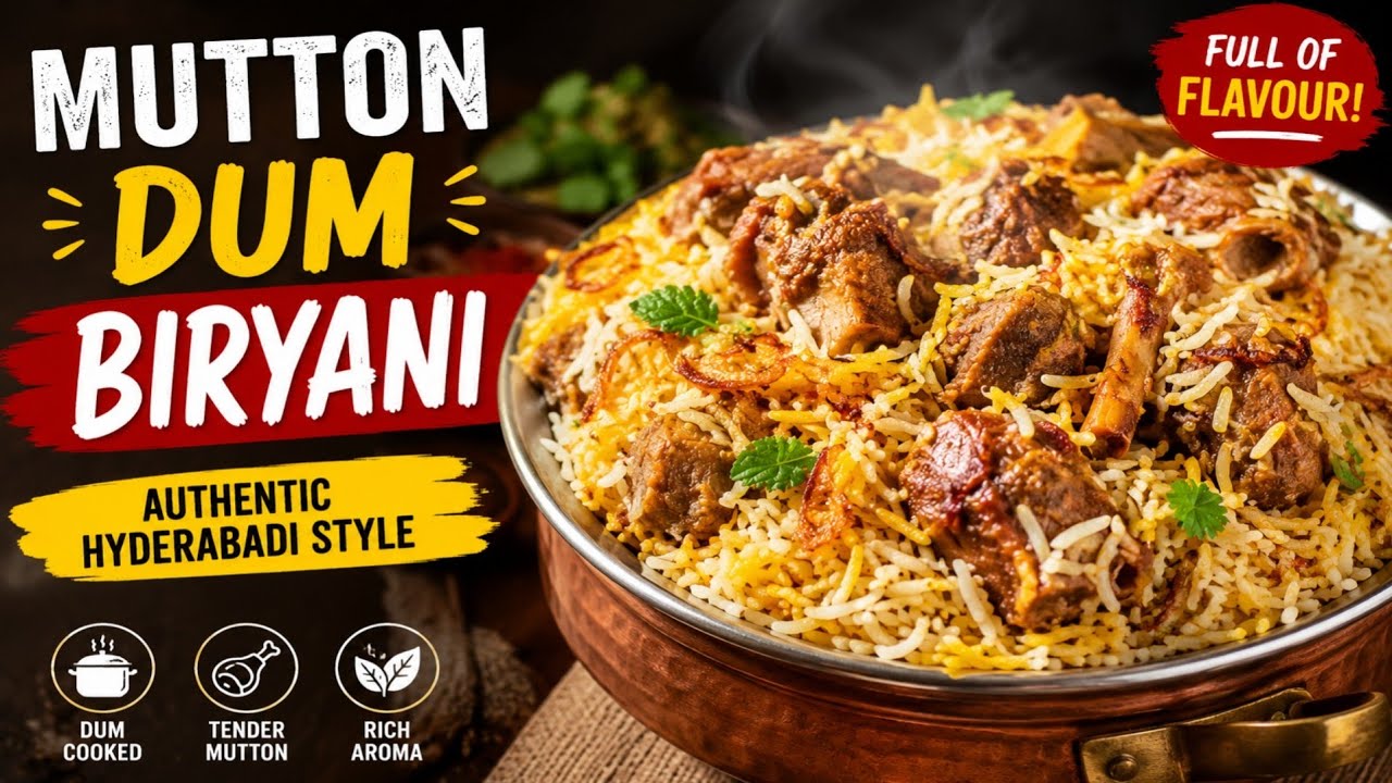 👉 Homemade Mutton Dum Biryani // Easy & Tasty Recipe//పండగలకి పర్ఫెక్ట్ రెసిపీ