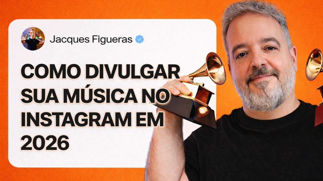 LIVE#3 - COMO DIVULGAR SUA MÚSICA NO INSTAGRAM EM 2026 - SALA DE MÚSICA com Jacques Figueras