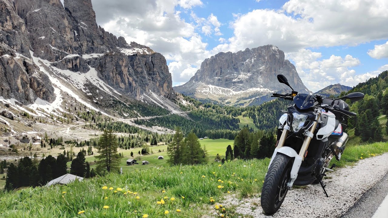 DOLOMITI IN MOTO PT. 2 (PASSO ROLLE) - BMW F800R