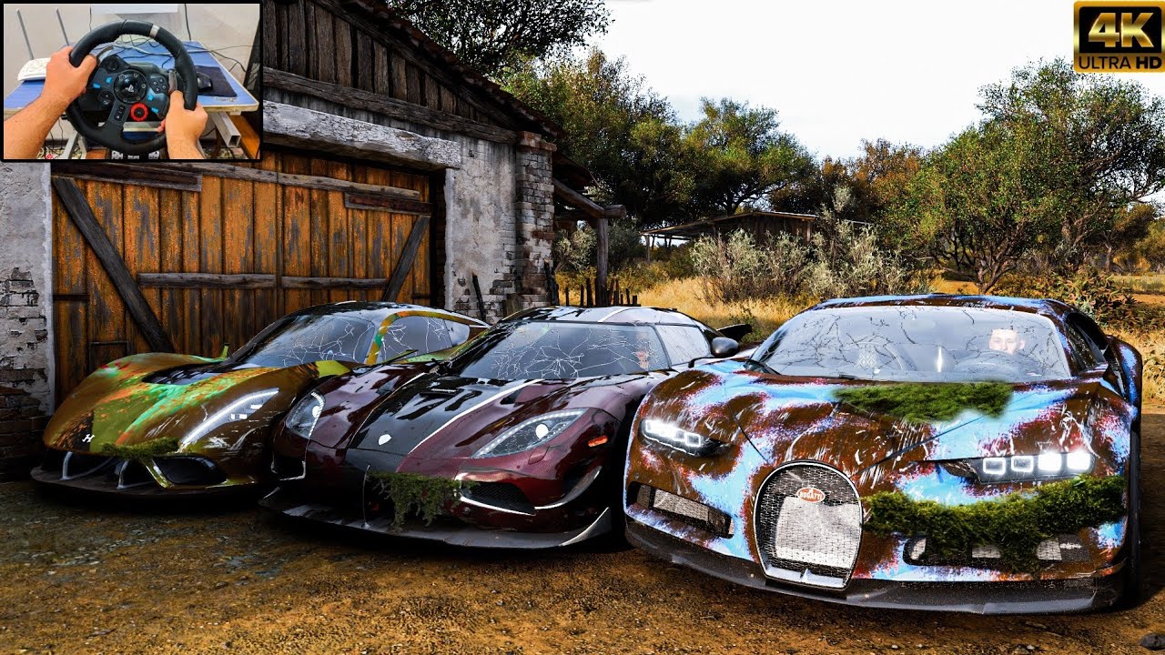 Rebuilding Bugatti Chiron & Koenigsegg Agera RS & Hennessey Venom F5 - Forza Horizon 5