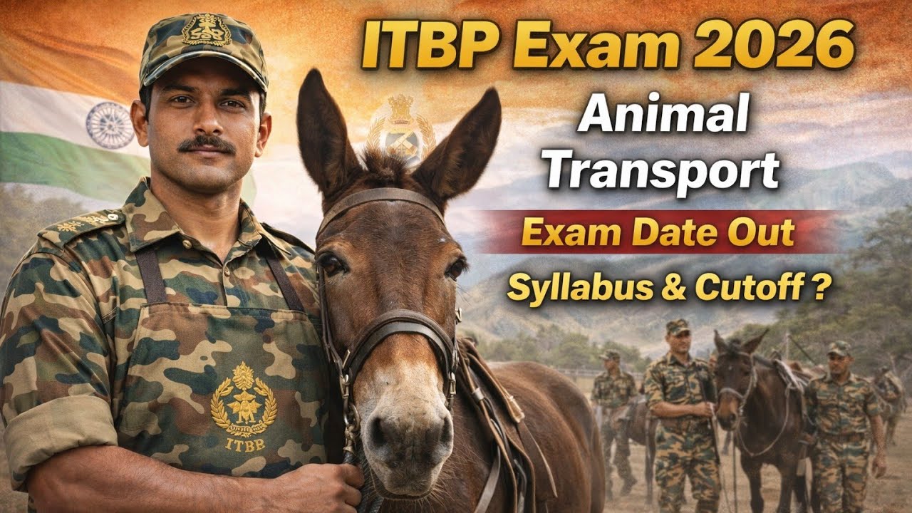 ITBP Animal Transport Exam Date 2026 || ITBP Animal Transport Syllabus 2026 || ITBP Exam Date 2026