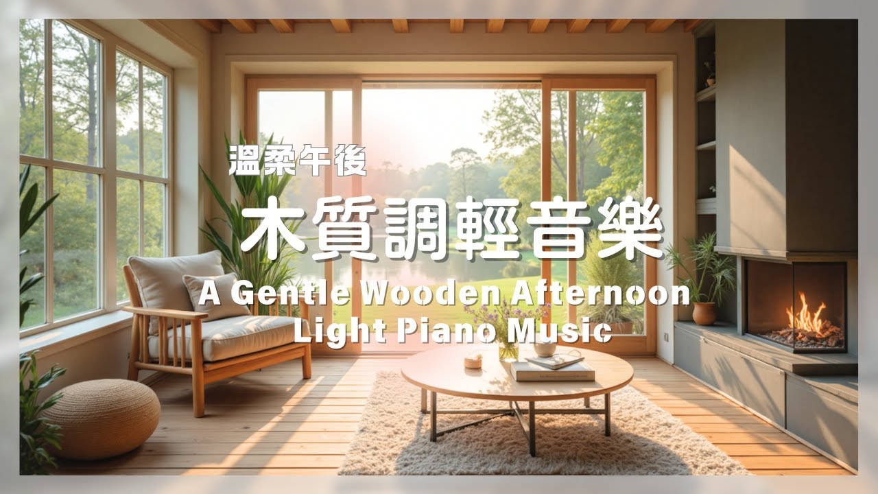 🌿Feel-Good Piano for a Gentle Afternoon｜3HR 放鬆木質風音樂・閱讀・靜心・療癒背景BGM 🎹
