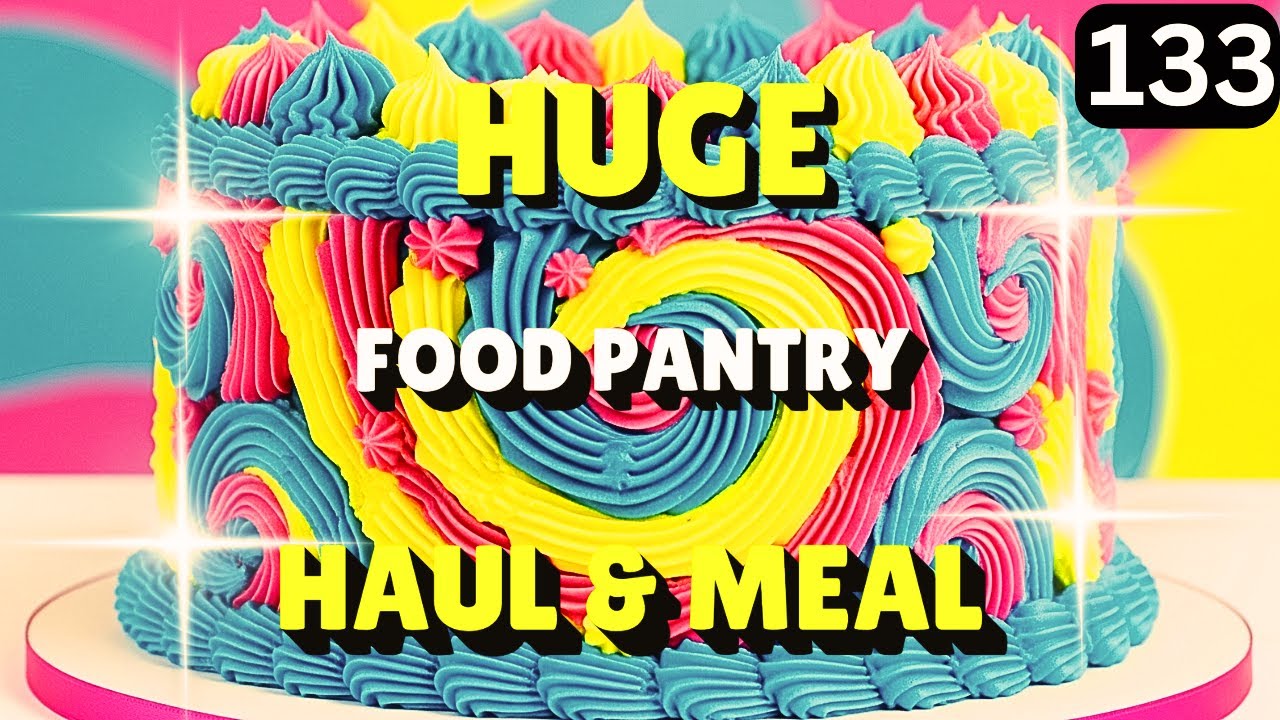 FRUGAL LIVING & Food Pantry Haul 2025 - Cheap Meals - FOOD BANK - Food Haul - Budget Meals - Cooking