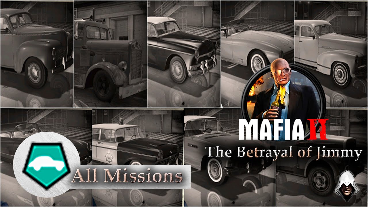 Mafia II PC Gameplay: The Betrayal of Jimmy | Vehicle Theft Missions | All Missions |