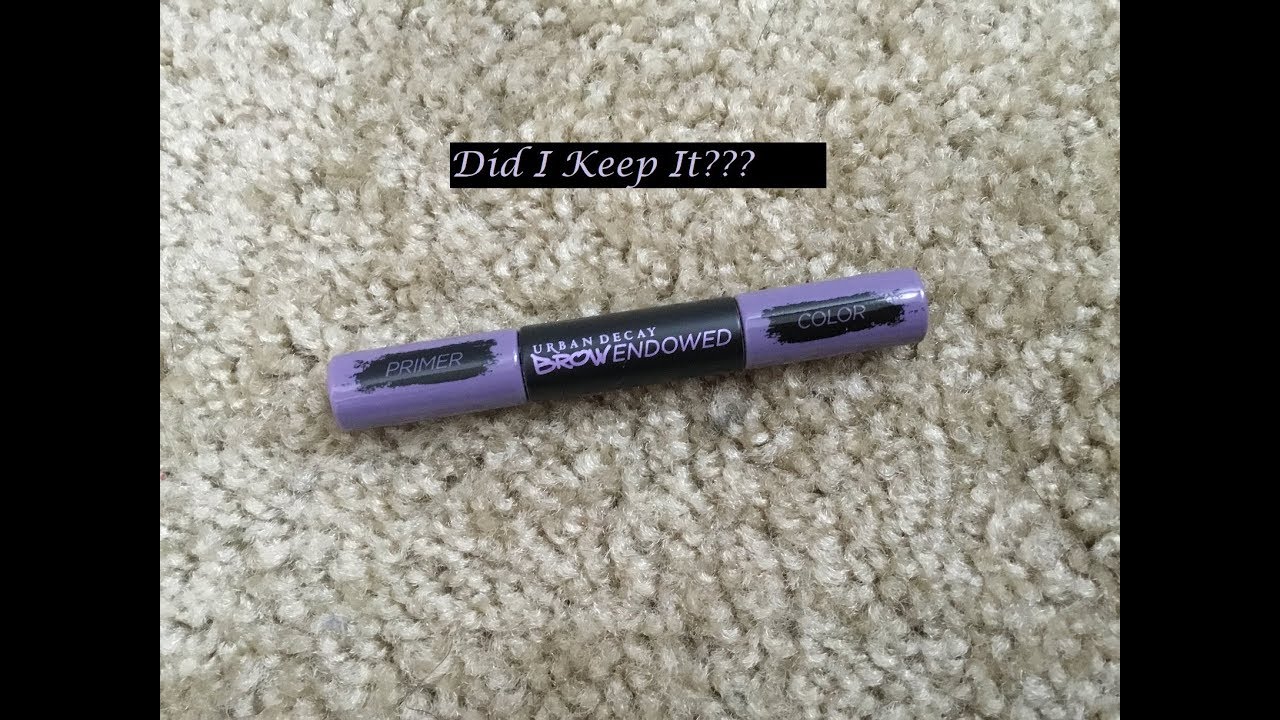 Weekly Product Pan #42- Urban Decay Brow Endowed Primer and Gel