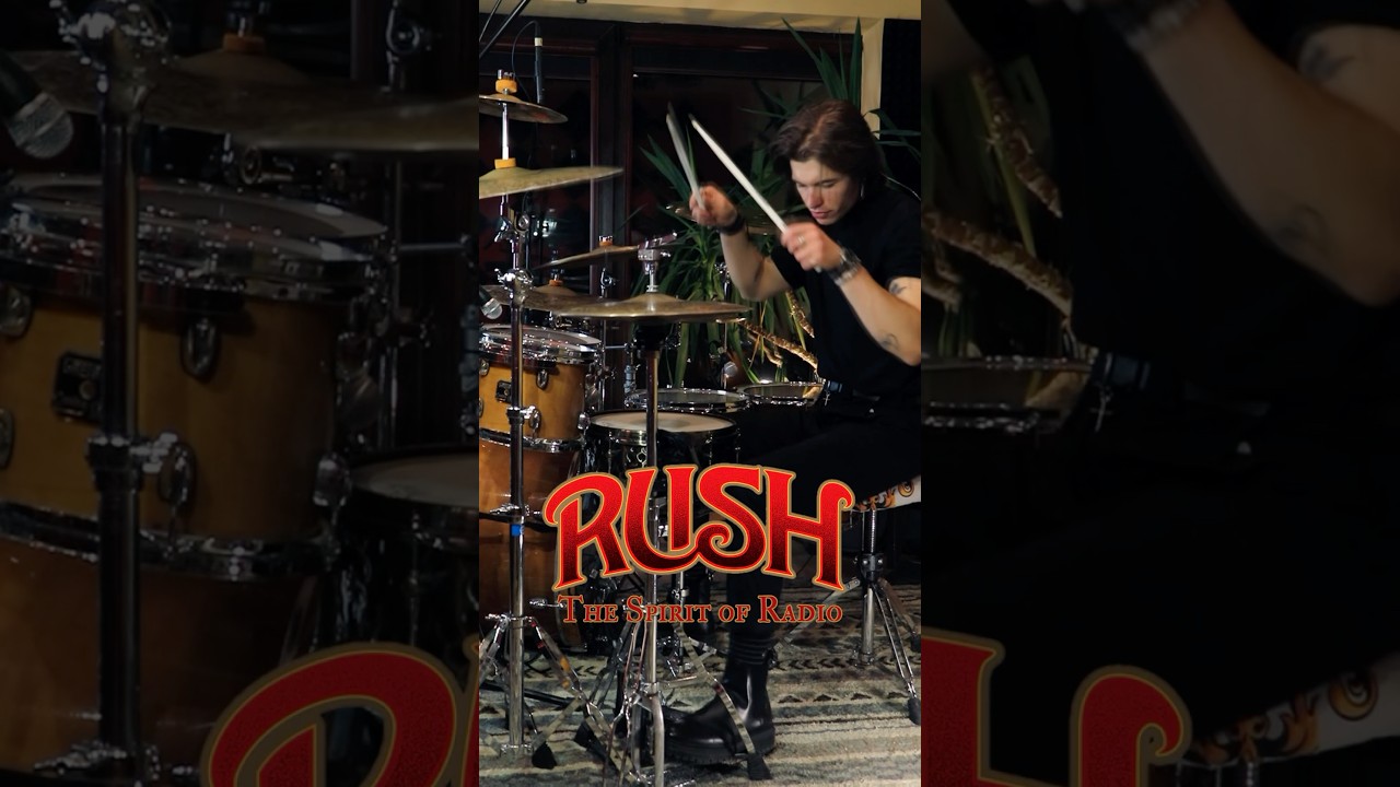 RUSH - THE SPIRIT OF RADIO DRUM COVER #rush #drumcover #neilpeart #drummer #drums #geddylee #prog