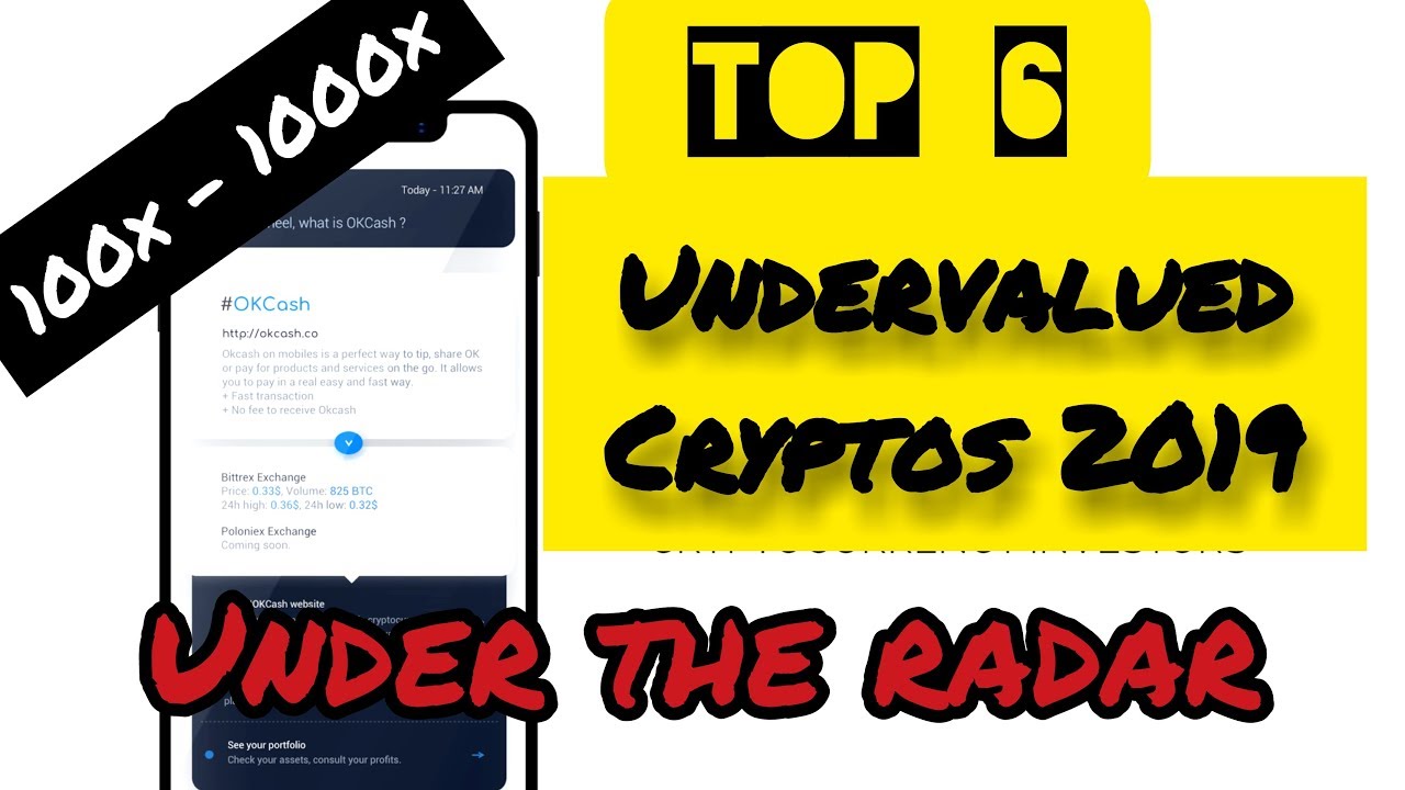 TOP 6 UNDERVALUED COINS 2019 ( under the radar ). HUGE PROFITS !!!