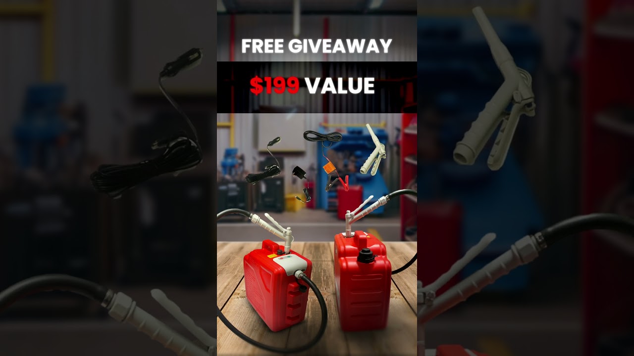 BRS Battery - Portable Fuel Tank Pump Giveaway