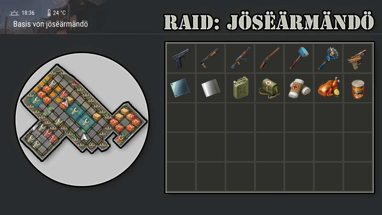 LDOE J&ouml;s&euml;&auml;rm&auml;nd&ouml; Base Raid/ Josearmando I Complete Map I Smart Raid I Last Day on Earth v1.19.5LDOE